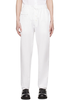 UNDERCOVER White Easy Pants