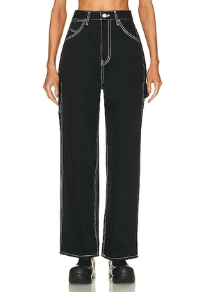 Moussy Vintage Tecolote Painter Pant in Black - Black. Size 30 (also in ).