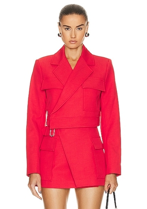 A.L.C. Reeve Jacket in Ruby - Red. Size 0 (also in 6, 8).