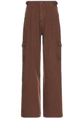 Found Western Cargo Trouser in Brown - Brown. Size 36 (also in ).