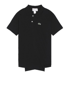 COMME des GARCONS SHIRT X Lacoste Polo in Black - Black. Size M (also in S).