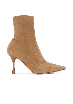 Gianvito Rossi Dunn Boot in Camel - Nude. Size 37.5 (also in 38, 38.5, 41).