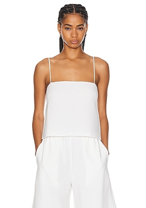 LESET Arielle Tank Top in Ice - White. Size M (also in L, S, XS).