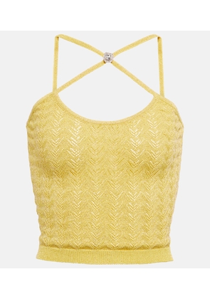 Alessandra Rich Lurex® knit top