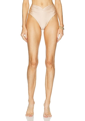 Shani Shemer Claire Bikini Bottom in Body - Nude. Size S (also in ).