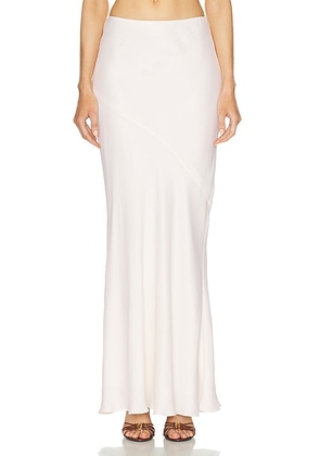 LPA Amalia Maxi Skirt in Ivory - Ivory. Size M (also in L, S, XS).