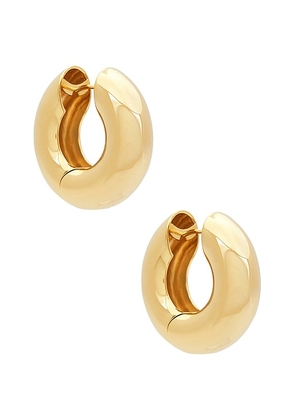 Eliou Devon Earrings in Gold Plated - Metallic Gold. Size all.