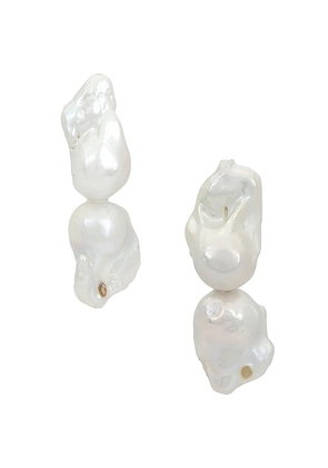 Eliou Yara Earrings in White - White. Size all.