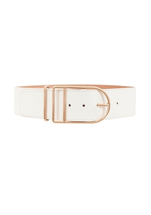 Gabriela Hearst Small Ulster Belt in White - White. Size L (also in M, S, XS).
