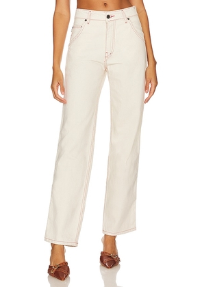 FIORUCCI Carpenter Jeans in White. Size 29.