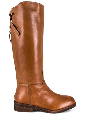 Free People Everly Equestrian Boot in Brown. Size 40.5, 41.