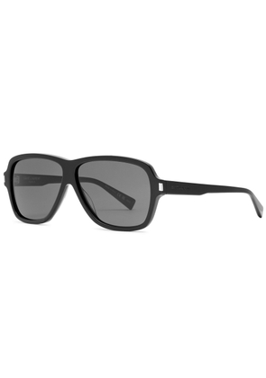 Saint Laurent Carolyn Aviator-style Sunglasses - Black