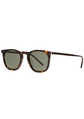 Saint Laurent Round-frame Sunglasses - Brown Havana