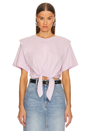 Isabel Marant Zelikia Tee in Pink. Size S.