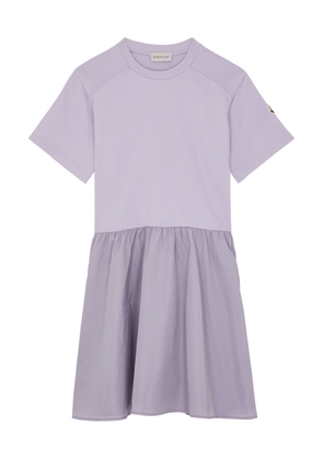 Moncler Kids Jersey and Shell Dress (12-14 Years) - Purple - 14A (14 Years)