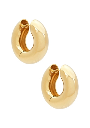 Eliou Devon Earrings in Metallic Gold.