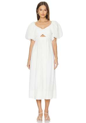 ASTR the Label Serilda Dress in White. Size M, S, XS.