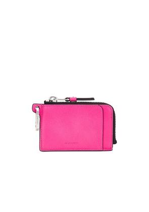 ALLSAINTS Remy Wallet in Pink.