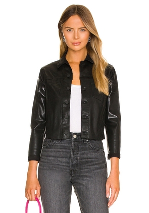 L'AGENCE Janelle Slim Jacket in Black. Size XS.