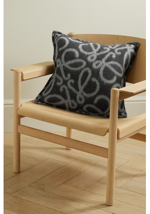 Loewe - Anagram Jacquard Cushion - Gray - One size