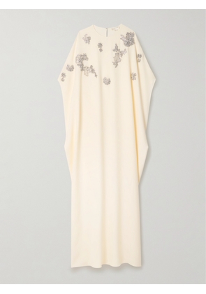 Zuhair Murad - Crystal-embellished Cady Gown - White - FR34,FR36,FR38,FR40,FR42,FR44,FR46