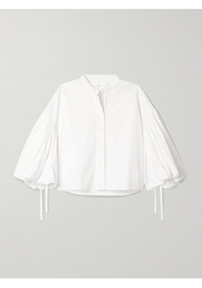 Co - Oversized Cotton-poplin Top - White - x small,small,medium,large,x large