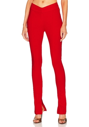 Michael Costello x REVOLVE Anyssa Pant in Red. Size M, XS.