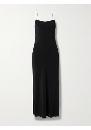 Matteau - + Net Sustain Organic Silk Maxi Dress - Black - 1,2,3,4,5