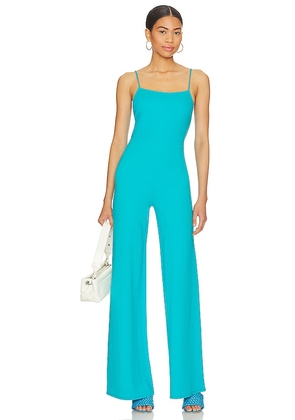 Lovers and Friends Lavinia Jumpsuit in Teal. Size M.