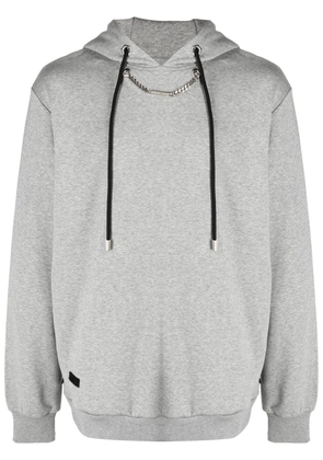 Philipp Plein chain-link hoodie - Grey