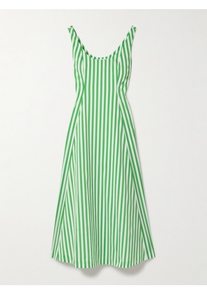 BERNADETTE - Milou Striped Taffeta Maxi Dress - Green - FR34,FR36,FR38,FR40,FR42,FR44