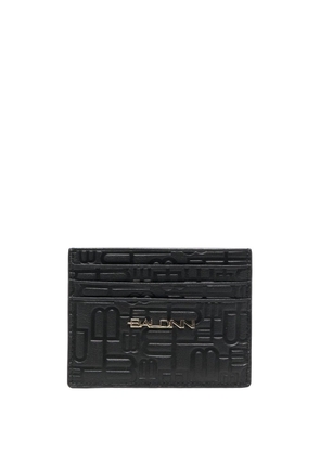Baldinini monogram leather cardholder - Black