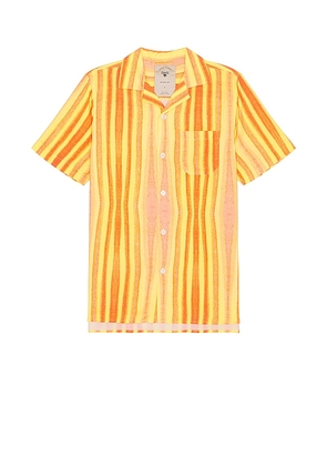 OAS Orangina Viscose Shirt in Orange. Size S.