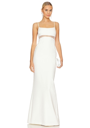 LIKELY Stefania Gown in White. Size 0, 10, 4.