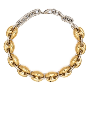 Rabanne two-tone choker necklace - Gold