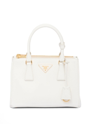Prada small Galleria leather tote bag - White