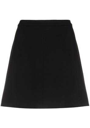 There Was One high-waisted A-line miniskirt - Black