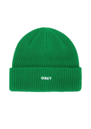 Obey Future Beanie in Green.