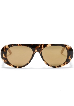 Palm Angels Eyewear Sierra round-frame sunglasses - Brown
