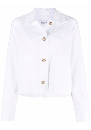 Calvin Klein front-button fastening jacket - White