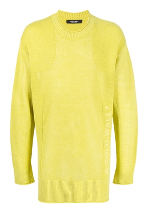 A-COLD-WALL* transparency crewneck jumper - Yellow