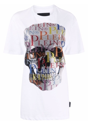 Philipp Plein skull-print short-sleeve T-shirt - White