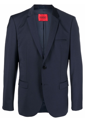HUGO single-breasted suit jacket - Blue