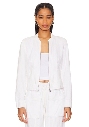 LAMARQUE Enrica Jacket in White. Size M, S, XL, XS.