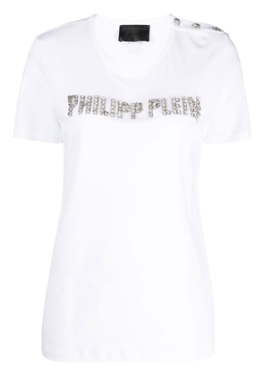 Philipp Plein logo-embellished short-sleeve T-shirt - White