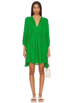 SUNDRY Midi Dress in Green. Size S.