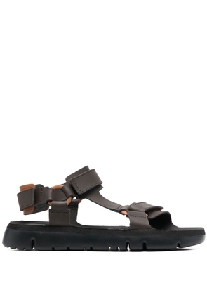 Camper Oruga leather touch-strap sandals - Black