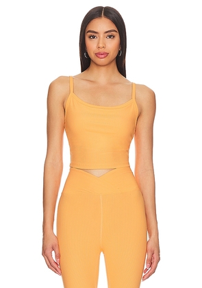 YEAR OF OURS Ribbed Bralette Tank in Orange. Size M, S, XL, XS.