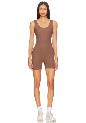YEAR OF OURS Johanna Onesie in Brown. Size M, S, XL, XS.