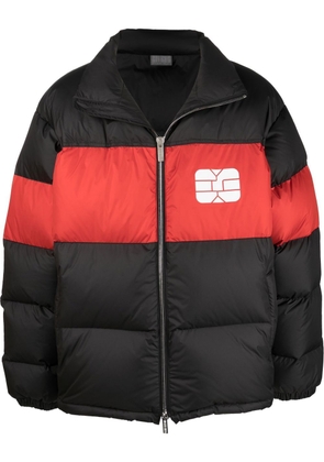 VTMNTS colour-block puffer jacket - Black